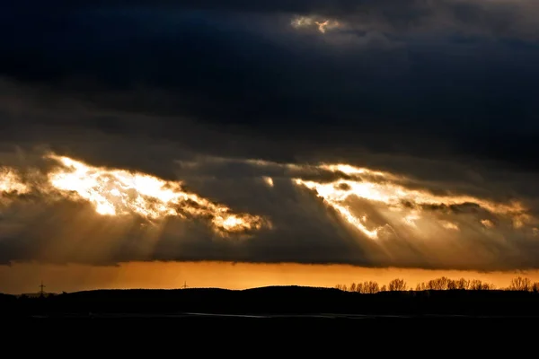 Atmosphäre Wolkenlandschaft Himmel Mit Wolken — Stockfoto