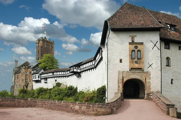 Vue Panoramique Des Détails Architecture Médiévale — Photo