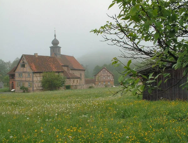 Korsvirkeshus Dimman — Stockfoto