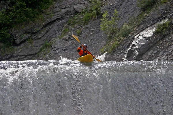 Weir River Glenner Kayak Danny Brown — Stock Photo, Image