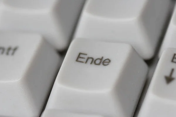 Closeup Shot Keyboard Buttons — Stock Photo, Image