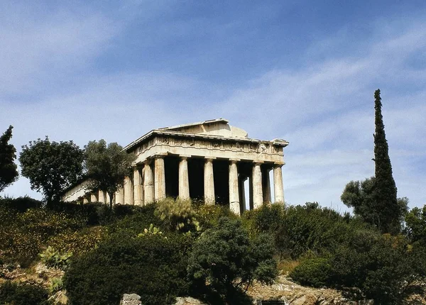 Griechischer Tempel Nahe Der Akropolis — Stockfoto