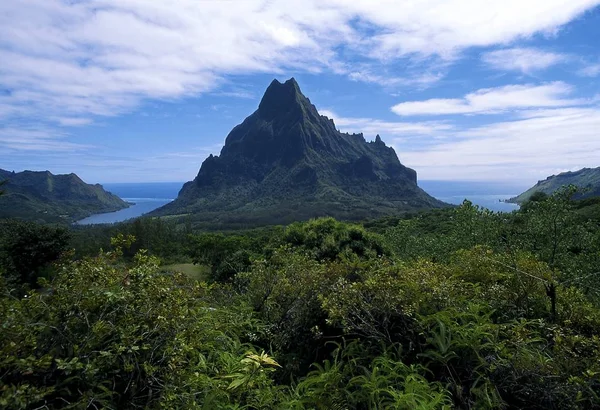 Moorea Ist Eine Der Schönsten Inseln Der Südsee Mit Ihren — Stockfoto