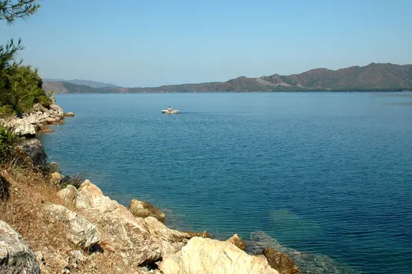 海岸線の風景夏休み — ストック写真