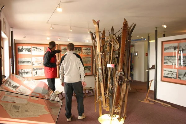 Una Fotografia Del Museo Hahnenkamm Che Può Esser Visitato Noi — Foto Stock