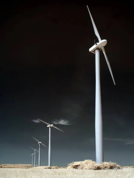 Rüzgar Enerjisi Üreticisi Çevre — Stok fotoğraf