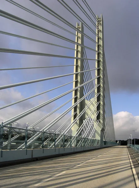 Vista Panorâmica Arquitetura Ponte — Fotografia de Stock