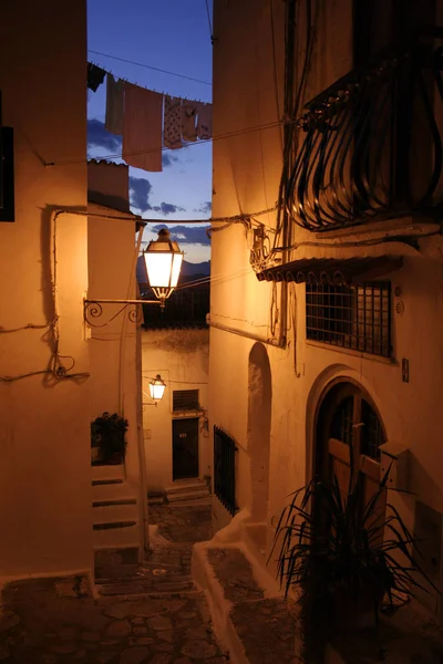 Chefchaouen古城的街景 摩洛哥 — 图库照片