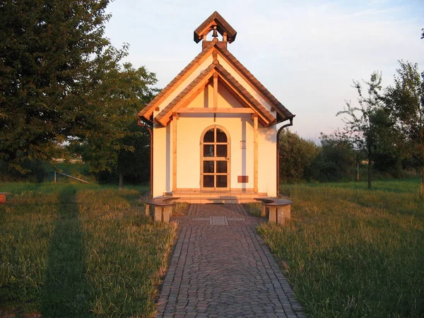 Malebný Pohled Krásnou Budovu Kaple — Stock fotografie