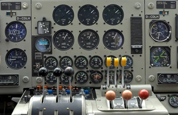 Cockpit Avião — Fotografia de Stock