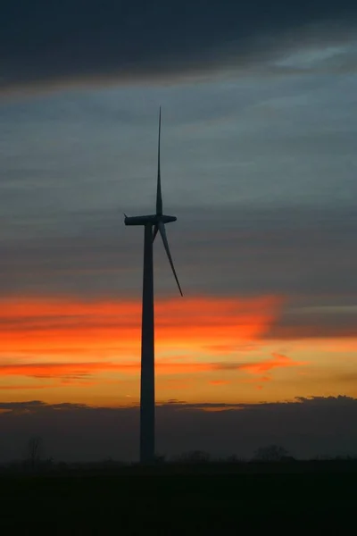 Energía Eólica Energía Del Molino Viento —  Fotos de Stock