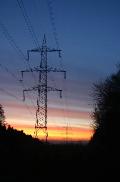 Torre Transmisión Strommast Transmisión Energía Eléctrica — Foto de Stock