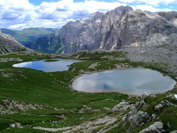 Vista Panorâmica Majestosa Paisagem Dolomitas Itália — Fotografia de Stock