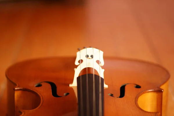 Violín Instrumento Musical Primer Plano —  Fotos de Stock