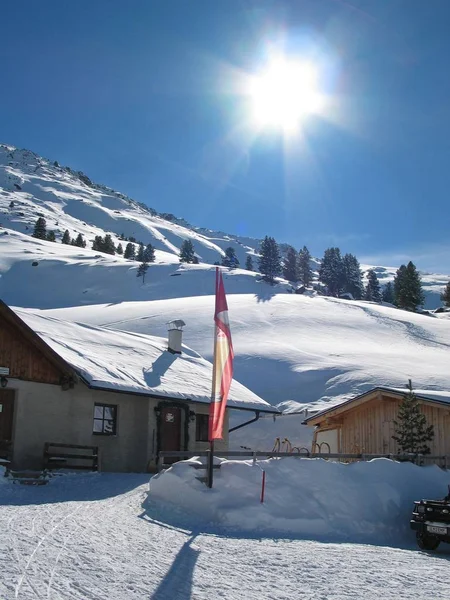 Vista Panorámica Del Hermoso Paisaje Los Alpes —  Fotos de Stock