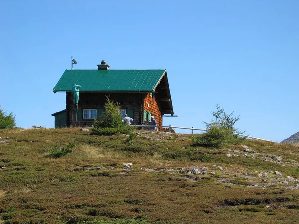 Vue Panoramique Sur Paysage Alpin Majestueux — Photo