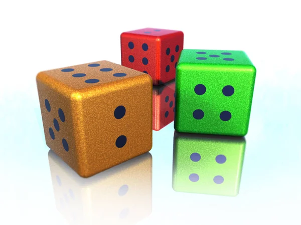 Dice Game Gambling Cube — Stock Photo, Image
