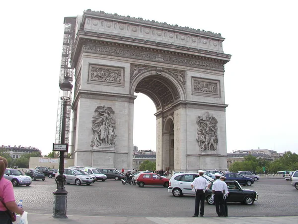 Arc Triomphe Párizsban — Stock Fotó
