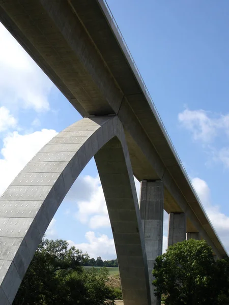 Vista Panorámica Arquitectura Del Puente — Foto de Stock