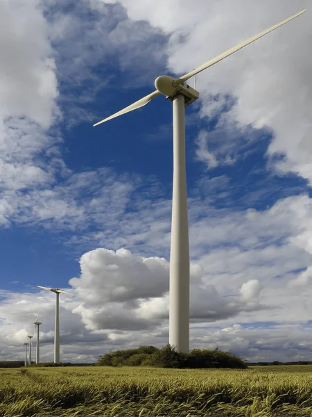 Větrný Mlýn Alternativní Elektrická Energie — Stock fotografie