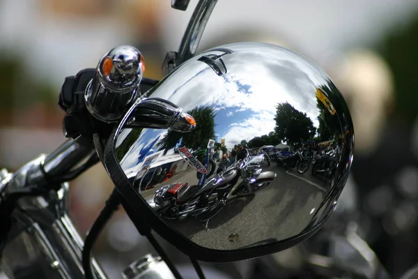Motorcycle Helmet Street — Stock Photo, Image