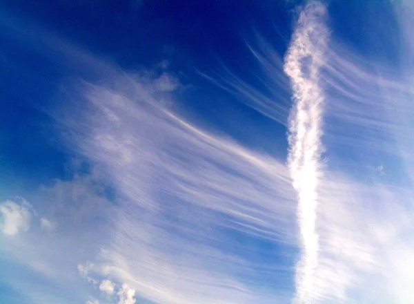 Ciel Avec Nuages Atmosphère — Photo