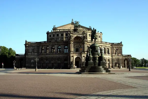 Dresden Stadtarchitektur Deutschland Reisen — Stockfoto