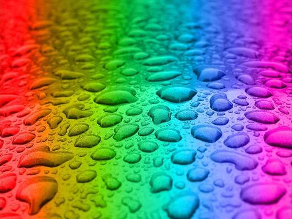 Ein Regenbogen Ist Ein Meteorologisches Phänomen Das Durch Reflexion Verursacht — Stockfoto