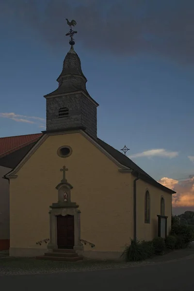 Festői Kilátás Keresztény Templom Építészet — Stock Fotó