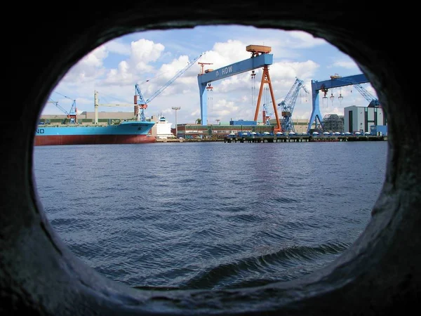 Scenic Uitzicht Zeilboot Details — Stockfoto