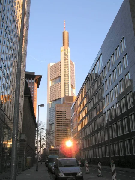 Vista Panorámica Majestuosa Ciudad Urbana — Foto de Stock