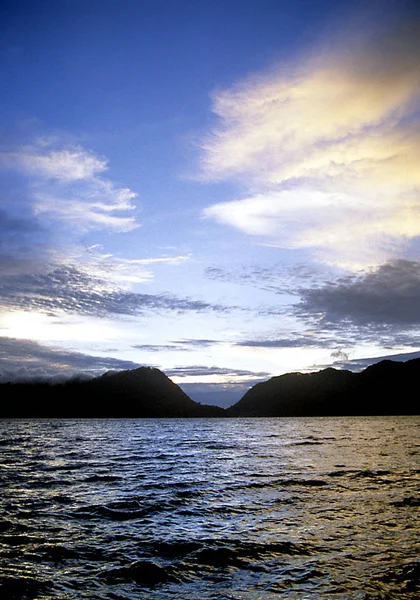 Lake Maninjau Sumatra Indonesia Scanner Film — Photo