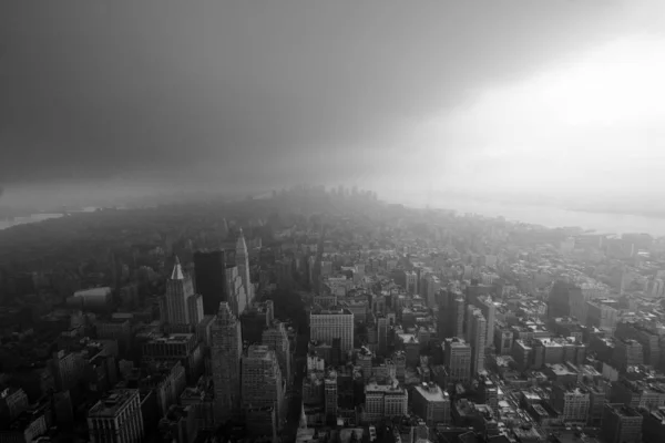 Blick Vom Empire State Building Auf Die Innenstadt Leider War — Stockfoto