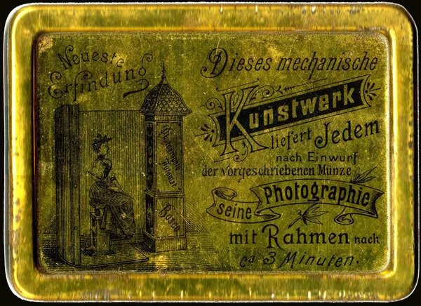 Cartão Postal Antigo Vintage Com Inscrição Mês Santo — Fotografia de Stock