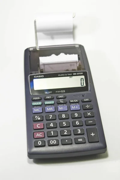 Calculadora Financiación Matemáticas Conteo Botones —  Fotos de Stock