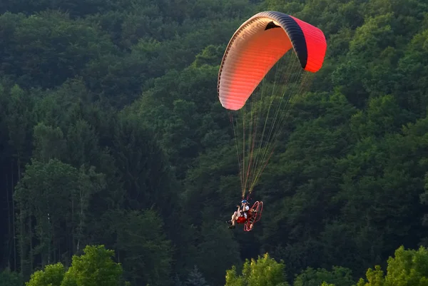 Paragliding Recreational Competitive Adventure Sport — Stock Photo, Image