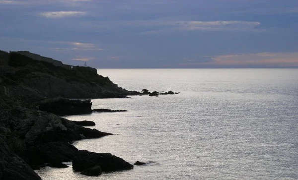 Hermosa Vista Orilla Del Mar — Foto de Stock