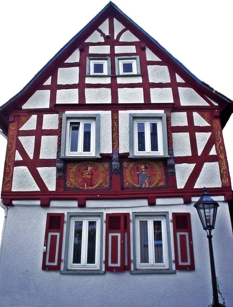 Casas Típicas Holandesas Cidade Strasbourg — Fotografia de Stock