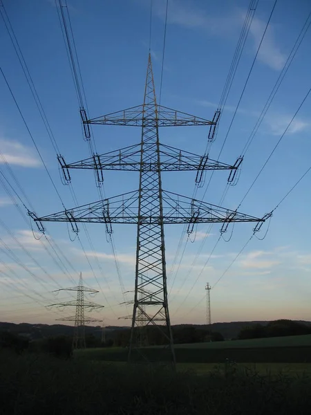 Torre Transmissão Strommast Energia Elétrica Transmissão — Fotografia de Stock