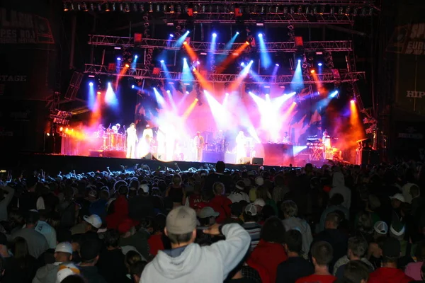 Crowd People Concert — Stock Photo, Image