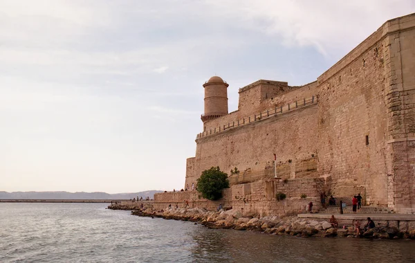 Minnesmärke Marseille Hamnstad — Stockfoto