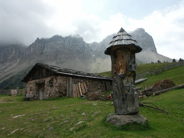 Festői Kilátás Fenséges Dolomitok Táj Olasz — Stock Fotó