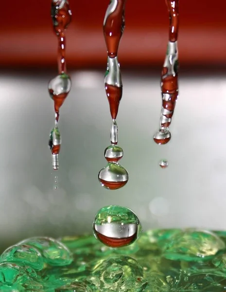 Conceptual Image Abstract Water Drops — Stock Photo, Image