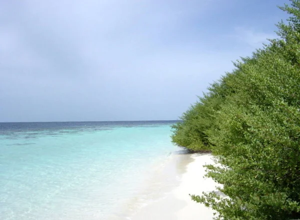 Die Malediven Offiziell Die Republik Malediven Sind Ein Kleiner Inselstaat — Stockfoto