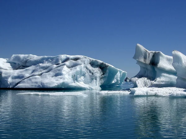 Buz Dağı Donmuş Buz Kış Kar — Stok fotoğraf