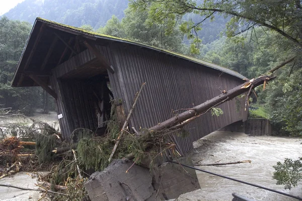 Caused Floods August 05Th — Stock Photo, Image