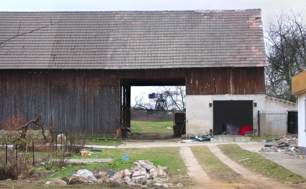 Sloop Het Dorp Horno Lausitz — Stockfoto