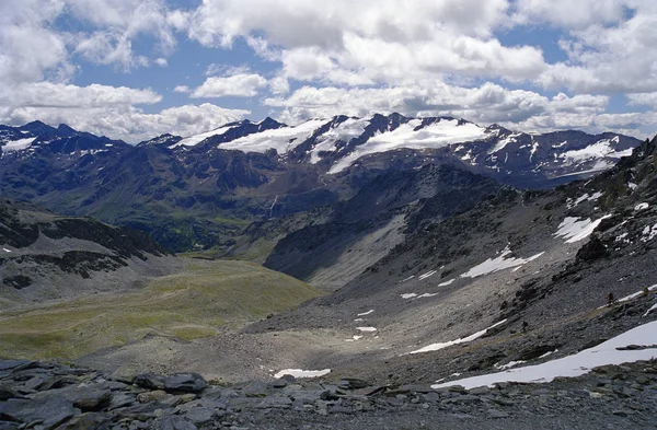 Uitzicht Vanaf Madritschjoch 3123M Het Dal Martello — Stockfoto