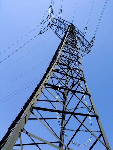 Energy Generation Pylon Transmission Electricity — Stock Photo, Image