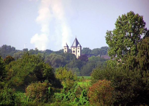 Der Westlichen Dormagener Innenstadt Ist Das Kloster Knechtsteden Wird Von — Stockfoto